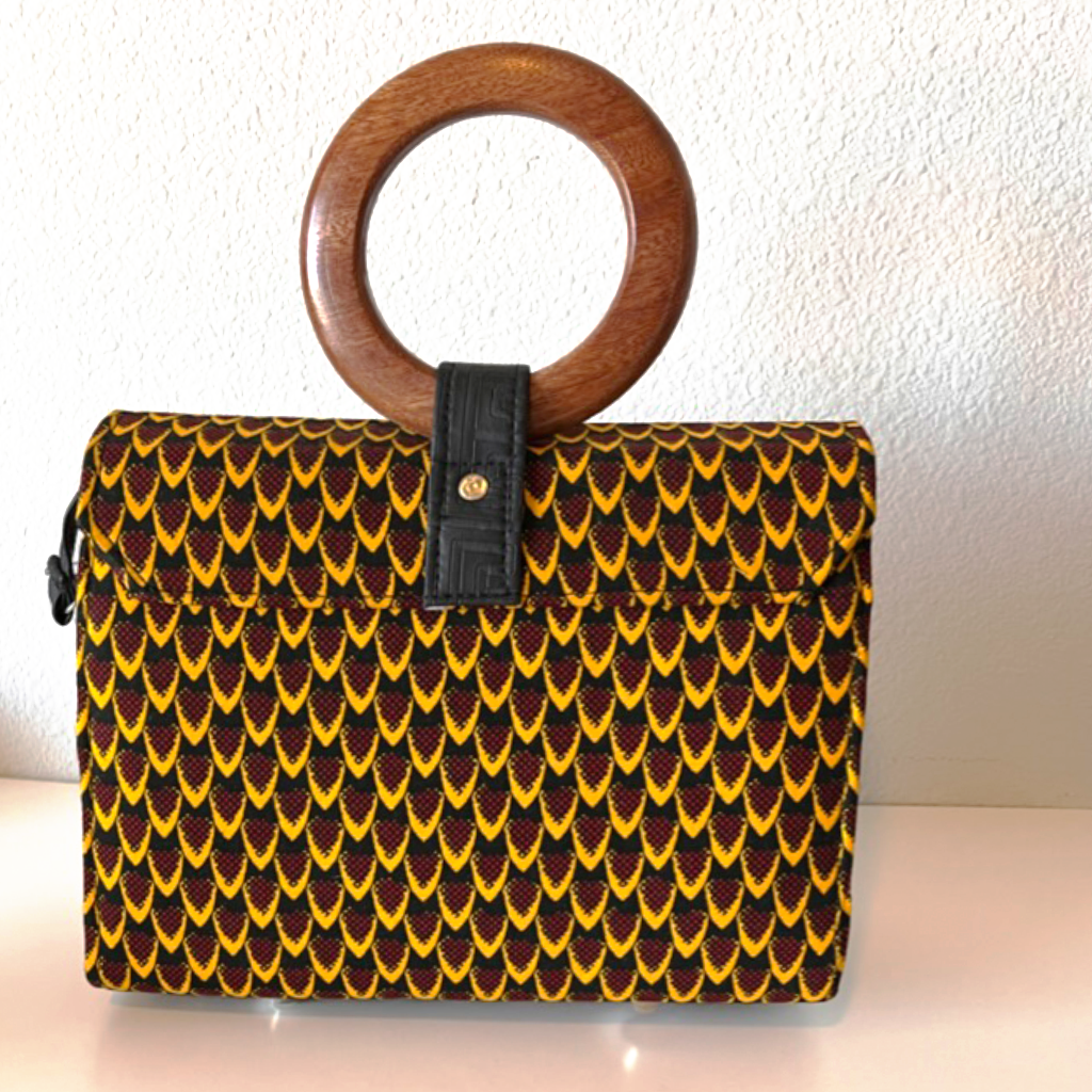 Aliyah African Print Hand Bag