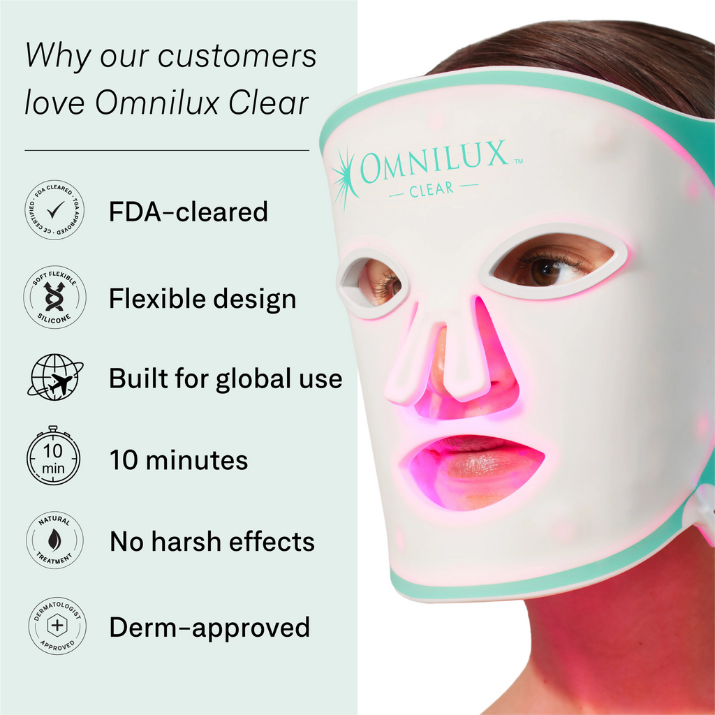 Omnilux Face Contour + Clear + Contour Glove