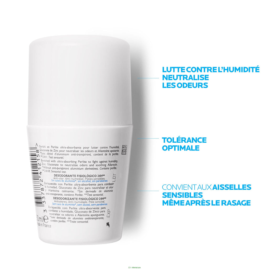 La Roche-Posay 24H Deodorant Roll-On Set of 2