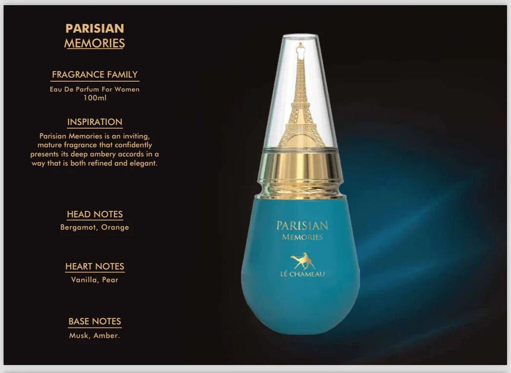 Le Chameau Parisian Memories EDP for Women 100Ml (3.4Oz)