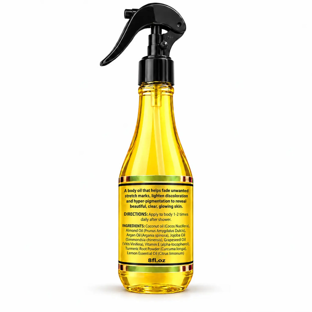 Lulu's Holistics Lemon Turmeric Radiance Conditioning Body Oil (8oz)