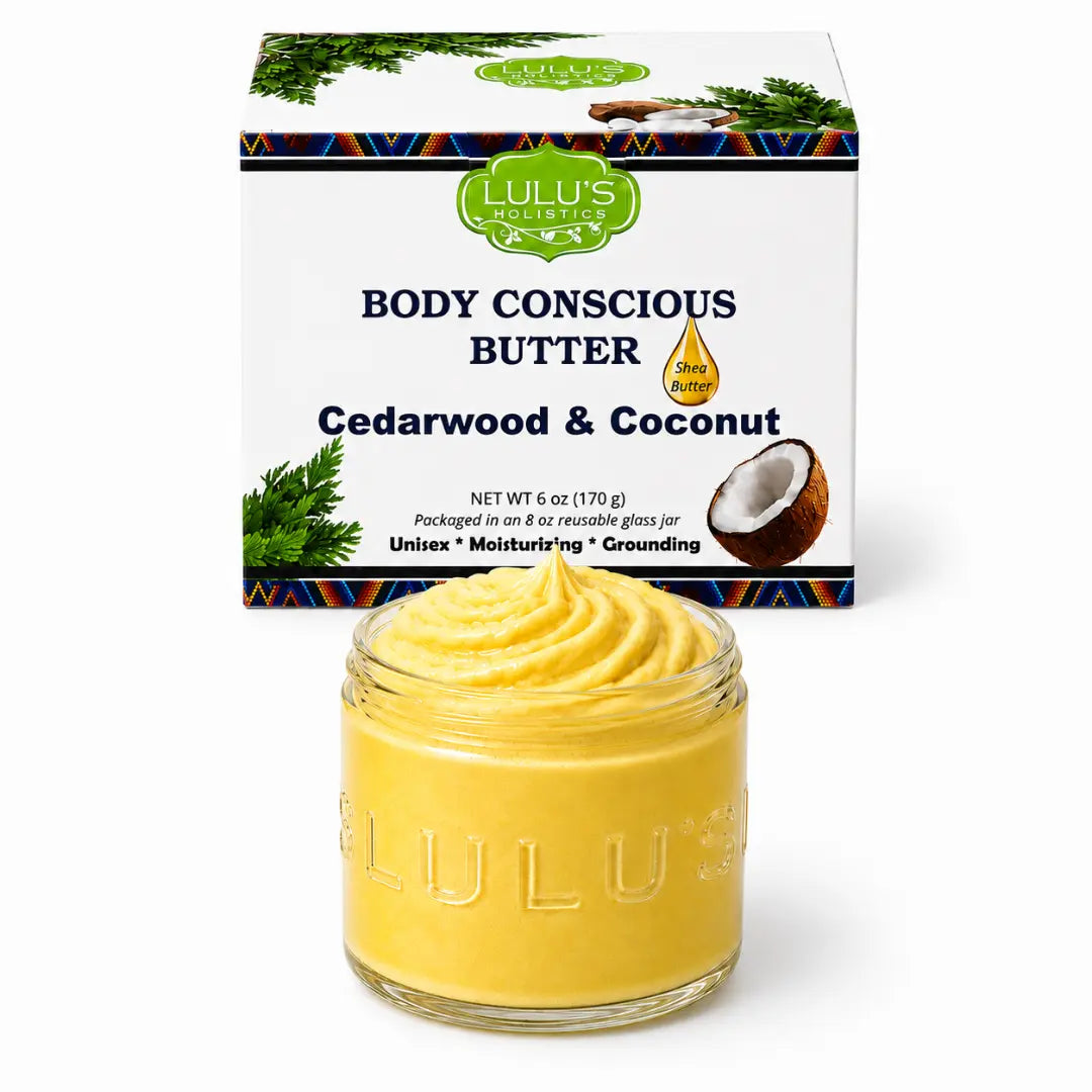 Lulu's Holistics Rosewater Whipped Body Butter – Hydrating, Skin-Softening Care