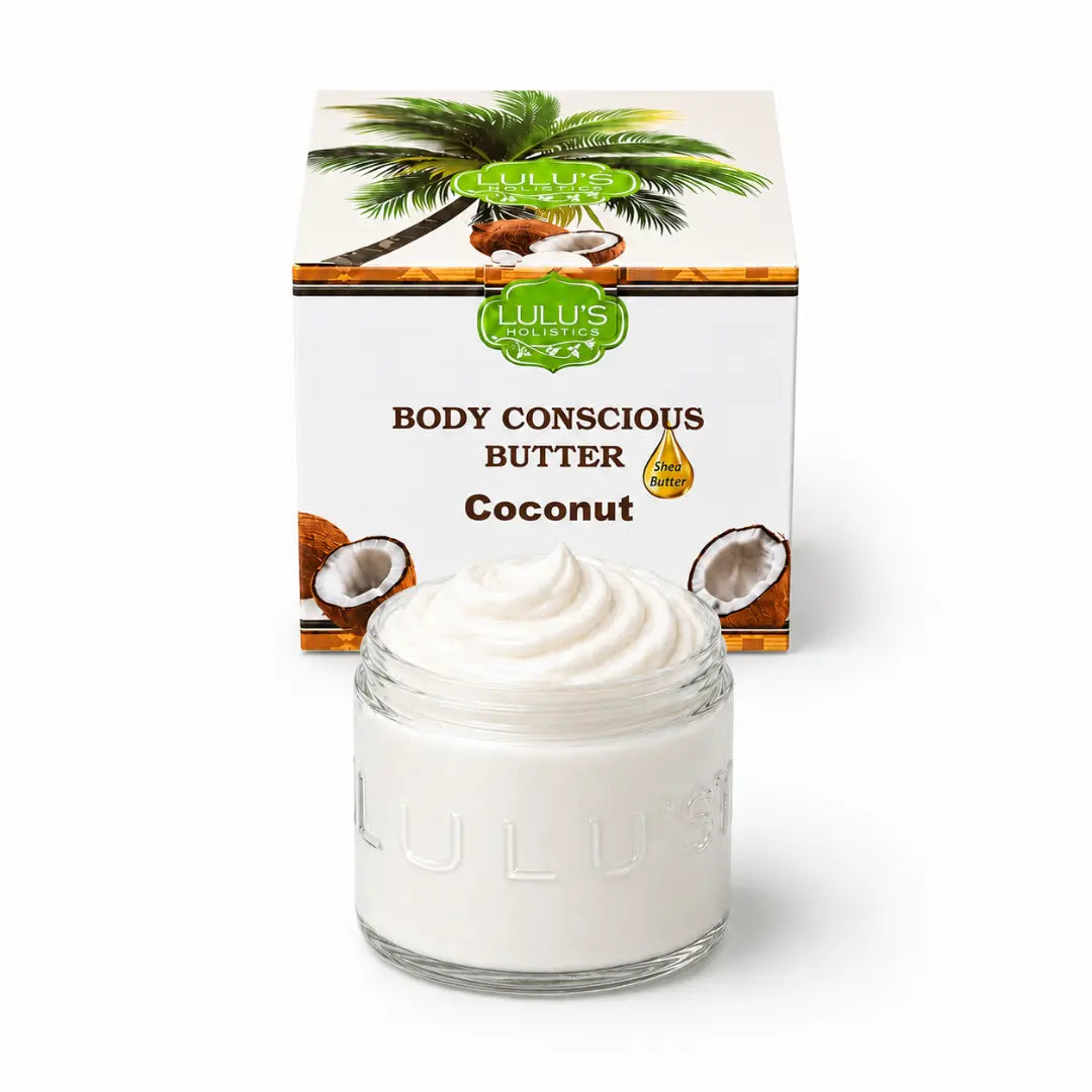 Lulu's Holistics Coconut Whipped Body Butter – Ultimate Hydration for Dry Skin