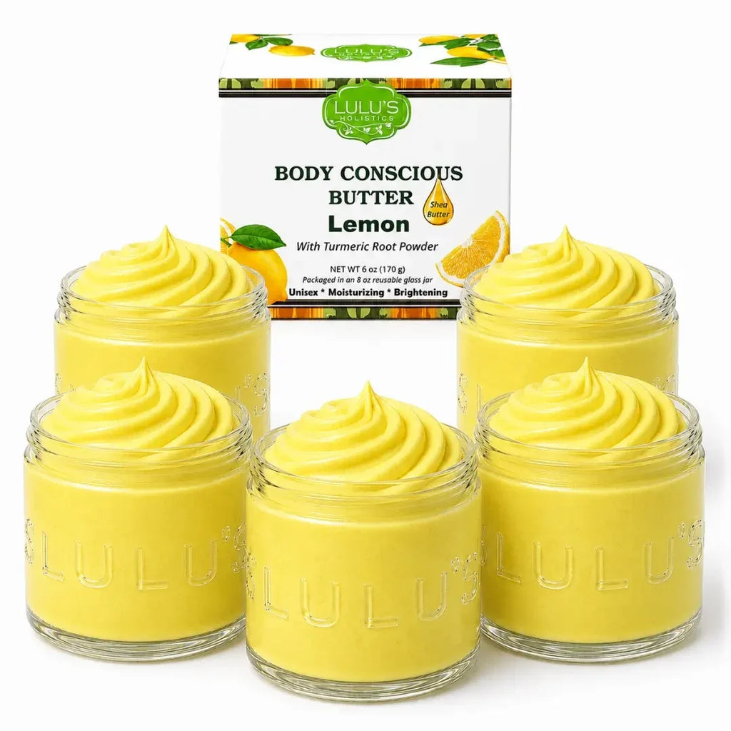 Lulu's Holistics Raspberry Lemonade & Dragon Fruit Whipped Body Butter – Gentle Exfoliation & Deep Moisture