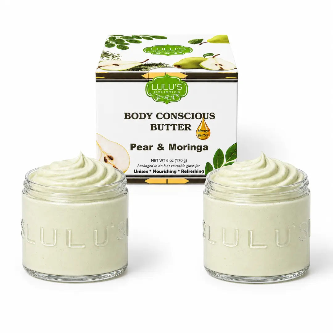Lulu's Holistics 100% Raw African Unrefined Yellow Shea Butter – Pure, Natural Moisture