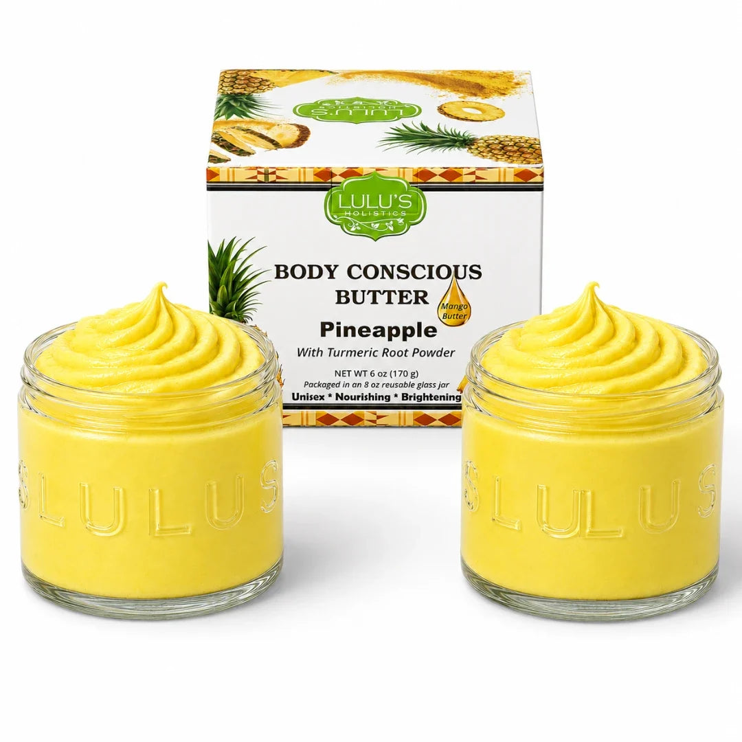 Lulu's Holistics Unscented Kojic Whipped Body Butter – Smooth, Even-Looking Skin