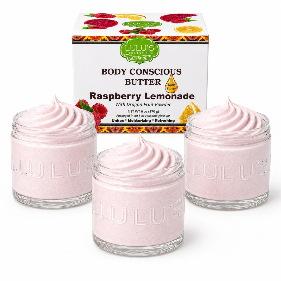 Lulu's Holistics Oatmeal & Honey Whipped Mango Body Butter – Non-Greasy, Gentle Hydration