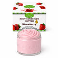 Lulu's Holistics Strawberry & Dragon Fruit Whipped Mango Body Butter – Gentle Exfoliation & Deep Moisture