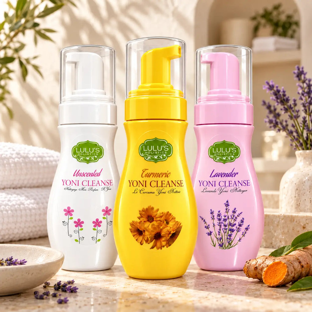 Lulu's Holistics Bikini Line Gentle Cleansing Foaming Wash Trio Bundle