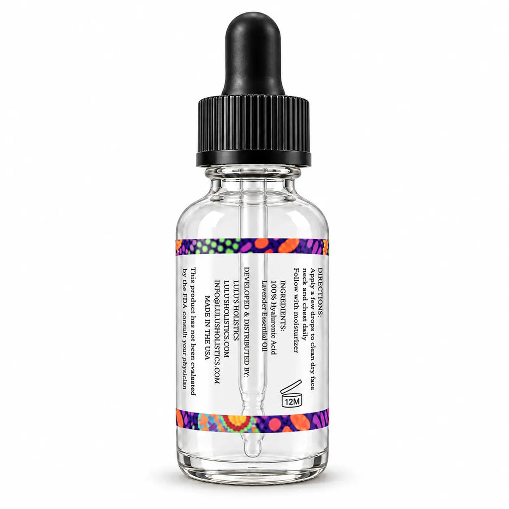 Lulu's Holistics Lavender Hyaluronic Acid Soothing & Balancing Face Serum (30ml)
