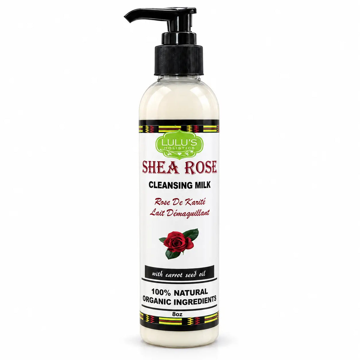 Lulu's Holistics Shea-Rose Face Cleansing Milk – Gentle Hydrating Facial Cleanser