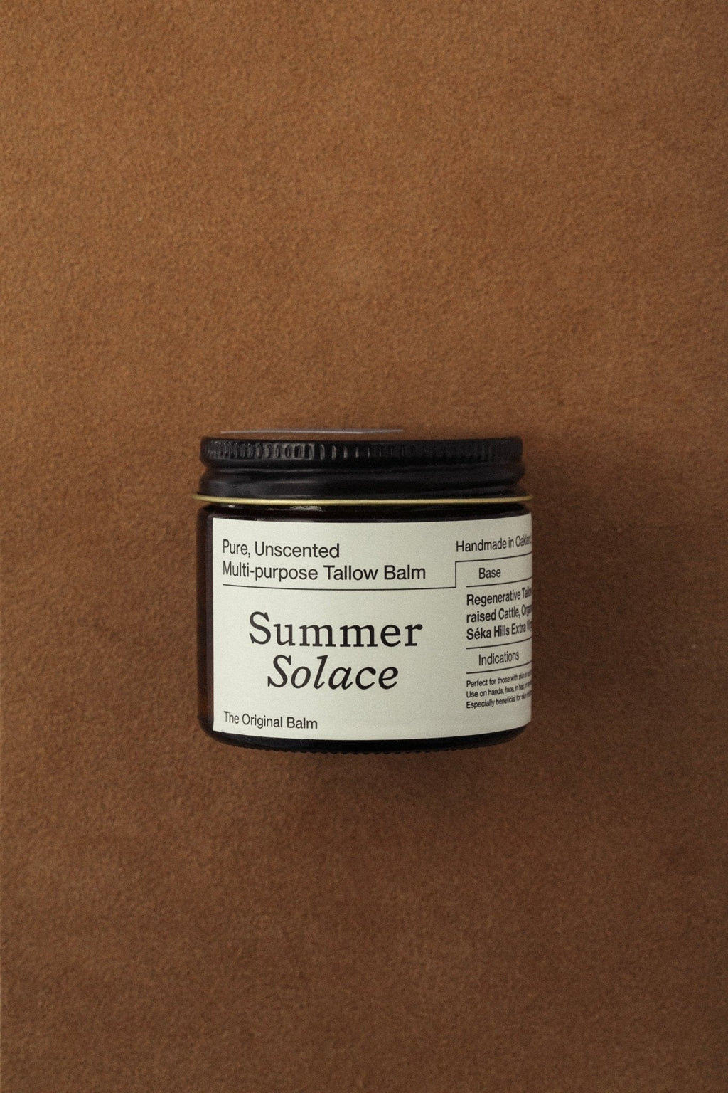 Pure Unscented Tallow Balm | Fragrance-Free Moisturizer for Sensitive Skin