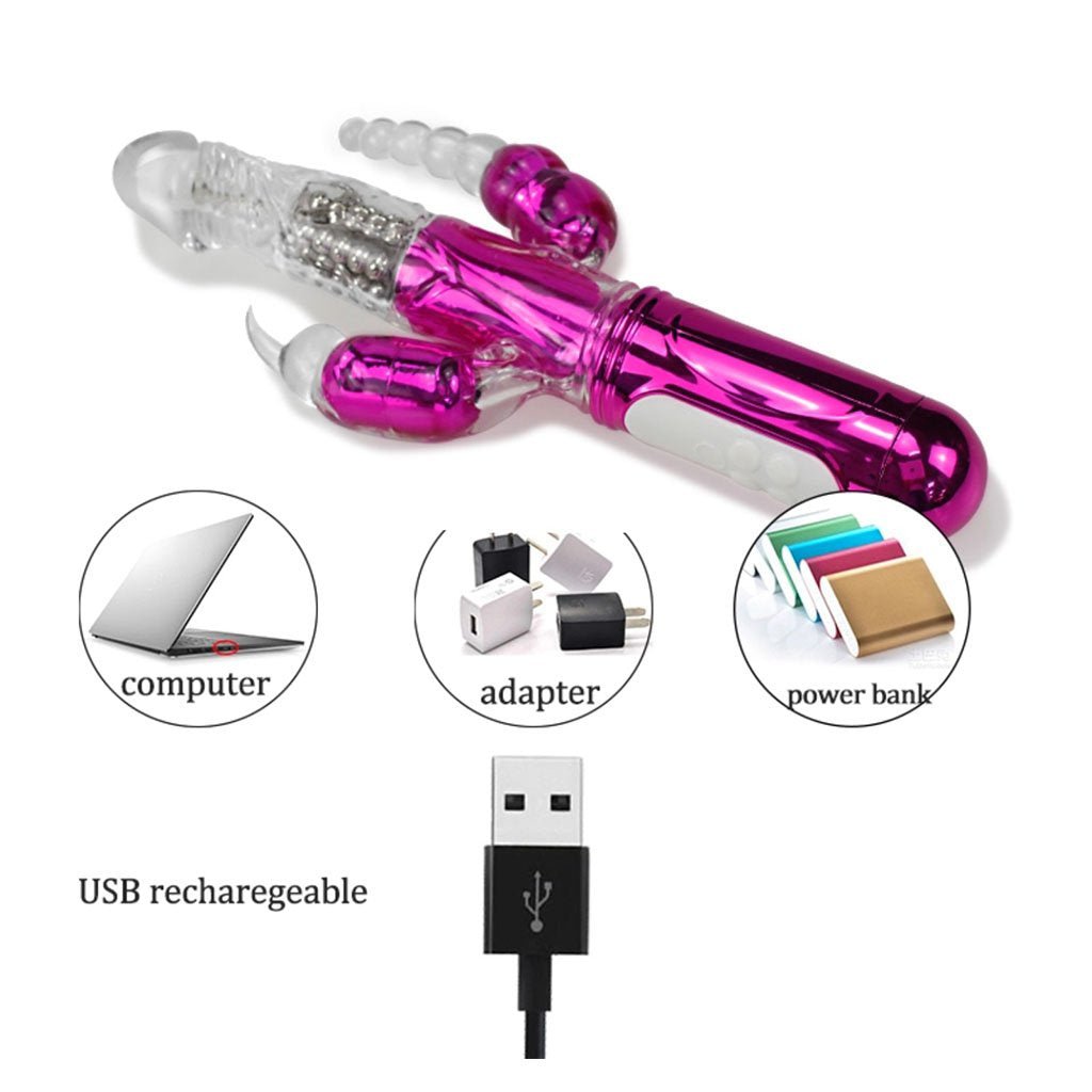 TRIOrgasmic Vibrador Triple Estimulación