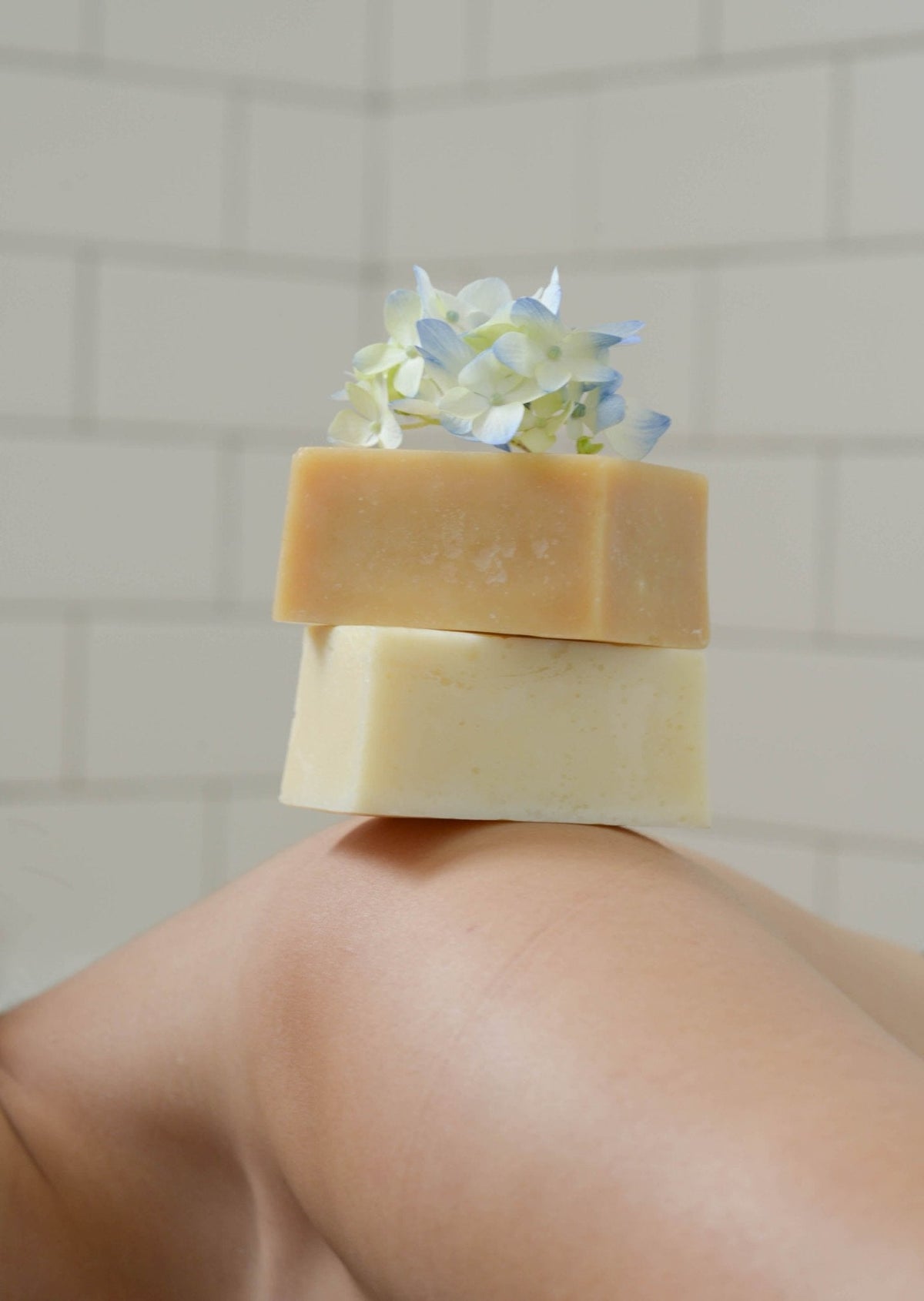 Violet & Lemon Basil A2/A2 Milk Soap with Collagen | Floral & Citrusy