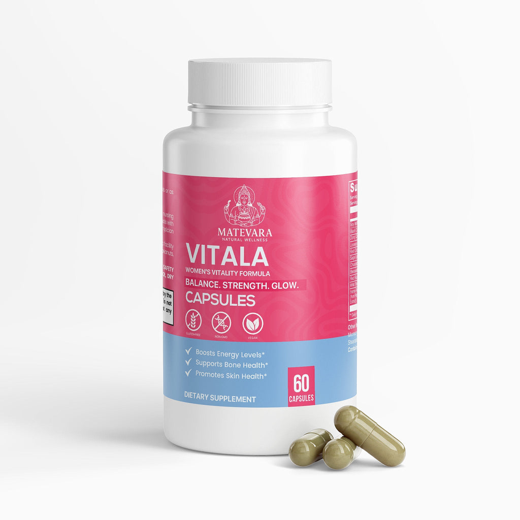 Vitala Women’s Vitality Formula | Women's Cycle & Menopause Support | 60 Count